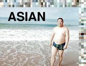 asiatiche, papà, grassi, gay, donne-grasse-e-belle, spiaggia, cinesi, paparini, orsacchiotti