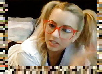 pornostjerne, blond, webcam