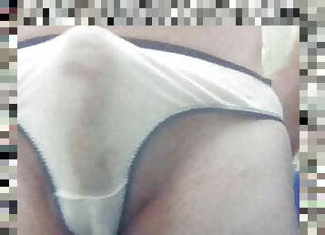 masturbación, esposa, amateur, gay, bragas