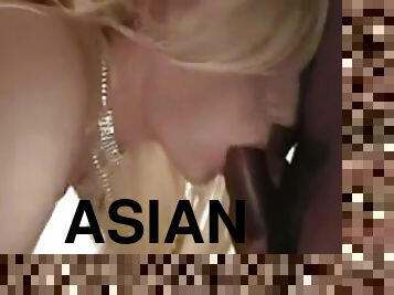 asiatisk, amatör, blandade-raser, tonåring, creampie, gruppsex, blond, close-up, asiatisk-tonåring