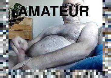 papa, grosse, masturbation, amateur, gay, branlette, belle-femme-ronde, ejaculation, webcam, pappounet