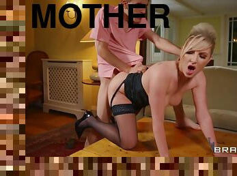 Jordi El Nino Polla And Georgie Lyall - Glamour Stepmother In Stockings Saddle