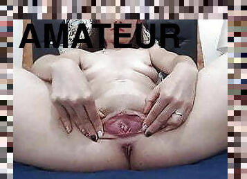 fitta-pussy, amatör, hemmagjord, tight, söt