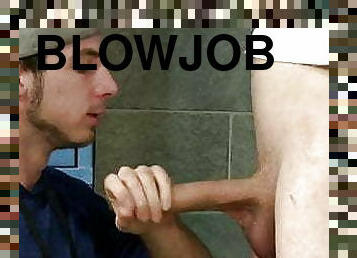 Jock gobbles long shlong and rides