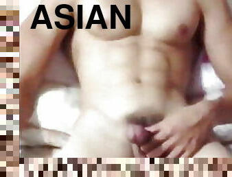 asiático, masturbación, amateur, gay, jóvenes18, webcam, musculada, gay-joven