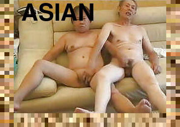 Asian mature couple