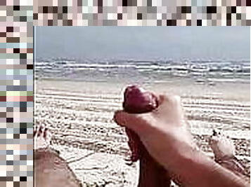 masturbation, en-plein-air, public, maigre, amateur, gay, plage, secousses, américaine, minet