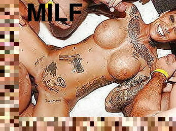 extrem, amatör, milf, hardcore, tysk, gruppknull, gruppsex, bukkake, brutal, tatuering