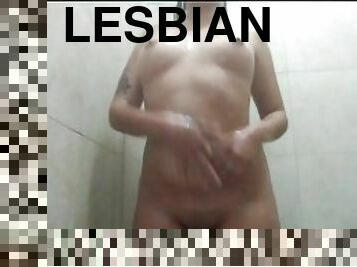 רחצה, ציצי-גדול, ציבורי, חובבן, לסבית-lesbian, לטינית, ציצים, מושלם, מקלחת, שחרחורת