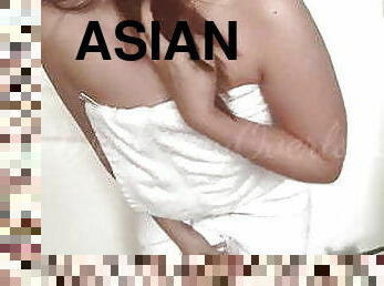 asiatique, baignade, masturbation, orgasme, chatte-pussy, babes, ados, massage, doigtage, collège