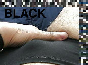 papa, masturbation, ejaculation-sur-le-corps, énorme-bite, gay, branlette, black, culotte, ejaculation, famille