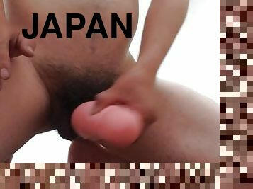 asiático, peluda, amateur, gay, japonés, paja, a-solas