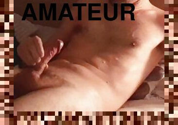 énorme, masturbation, amateur, ejaculation-sur-le-corps, gay, branlette, secousses, ejaculation, massive, solo