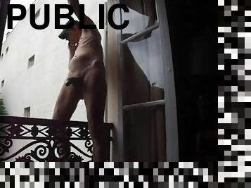 masturbation, publik, gigantisk-kuk, gay, avrunkning, europeisk, euro, ensam, exhibitionist, twink