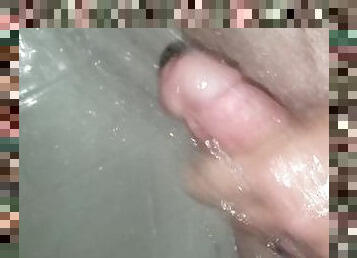 Shower jerking off