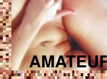 masturbation, amatör, mogen, gigantisk-kuk, webbkamera, ensam, kuk