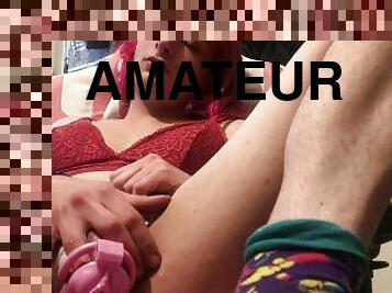 masturbation, amatör, cumshot, gigantisk-kuk, fötter, fetisch, ensam, kuk