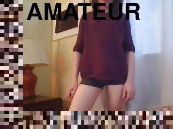 amateur, gay, décapage, mignonne, bout-a-bout, solo, minet