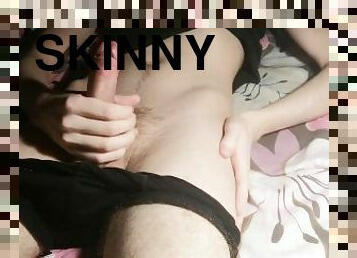 Hot Skinny Guy Jerking Off