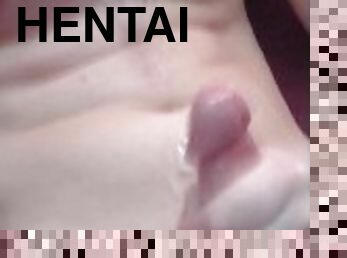 masturbation, amateur, secousses, point-de-vue, anime, hentai, fétiche, solo, douleur