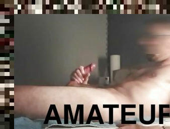 énorme, amateur, ejaculation-sur-le-corps, gay, branlette, ejaculation, sperme, massive, solo, minet