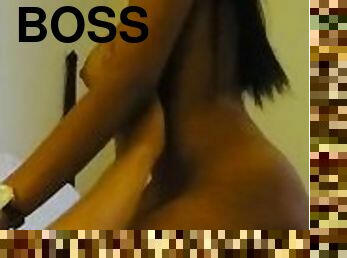 Aaliyah 19 Huge Tits Pleases Boss w/ Pleasure