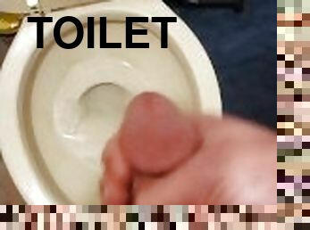 Big load into toilet