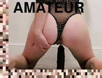 fitta-pussy, amatör, brudar, tonåring, blond, vacker, ritt, dildo, perfekt, massiv