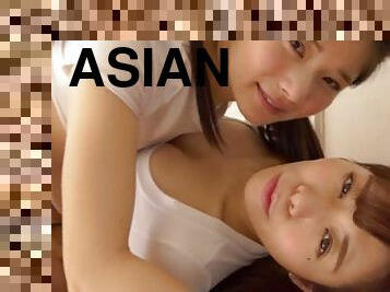 asiatisk, storatuttar, brudar, lesbisk, japansk, college, naturlig, söt, vacker-pretty, tuttar