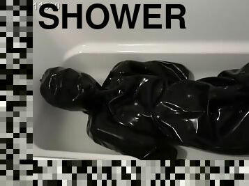 Miraidouga - Rubber People Dog Bathtub Drowning! Play