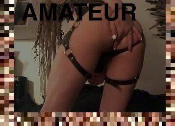 masturbaatio, nännit, orgasmi, pillu-pussy, amatööri, anaali, typykät, lelu, musta, sormettaminen