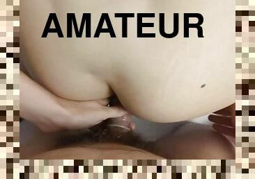 cul, levrette, amateur, anal, jouet, française, double, point-de-vue, pénétrante