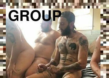 peluda, fiesta, gay, sexo-en-grupo