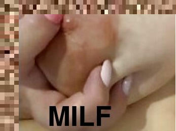 Suck on my big milf tits