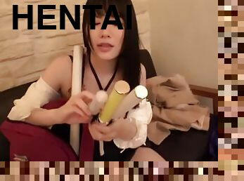 babes, mamada, japonés, hentai