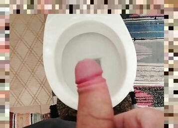 hårig, masturbation, amatör, cumshot, gigantisk-kuk, tonåring, avrunkning, pov, sprut, toalett