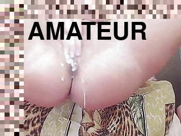 storatuttar, klitta, masturbation, orgasm, amatör, tonåring, naturlig, dildo, ensam