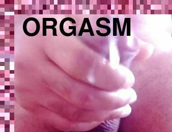 mastubasi, orgasme, hitam, sentakkan, kotor, sperma, seorang-diri