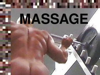 énorme-bite, gay, massage, musclé, salle-de-gym, minet, ours, jambes, taquinerie