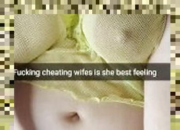 Fucking cheating wife`s pussy is the best feeling ever - Cuckold Snapchat Captions