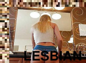 tetas-grandes, enorme, babes, lesbiana, con-los-dedos, rubia, tetas