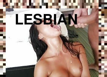 Hot Lesbian Action Between Gorgeous Pornstars