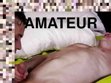 amatör, avsugning, cumshot, gay, sprut