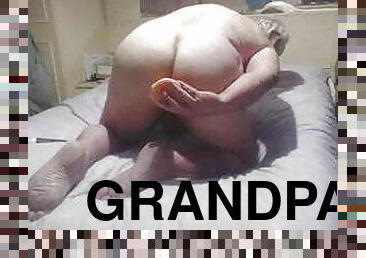 grandpa with dildo arsein about