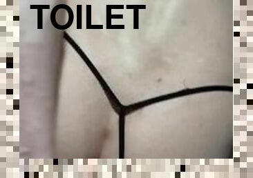 amatør, anal, moden, legetøj, tøs, trusser, toilet, dildo, solo, g-streng