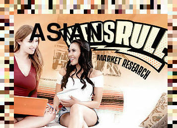 Skylar Snow & Jada Kai in Nerds Rule: Market Research