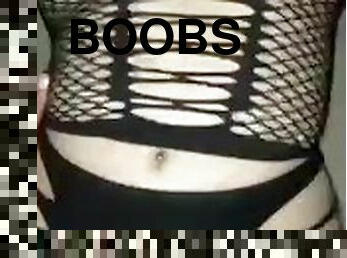 White slut with big boobs takes big dick!!!