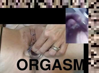 Speculum, cervix penetration, sounding, multiple orgasms