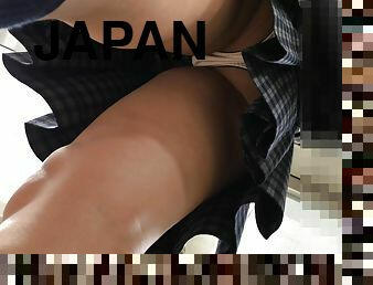 日本人, bbwビッグ美しい女性, 運指, アップスカート, ブロンド, フェムドム