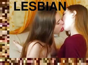 אוננות, כוס-pussy, לסבית-lesbian, נוער, צעצוע, נשיקות, ציצים-קטנים